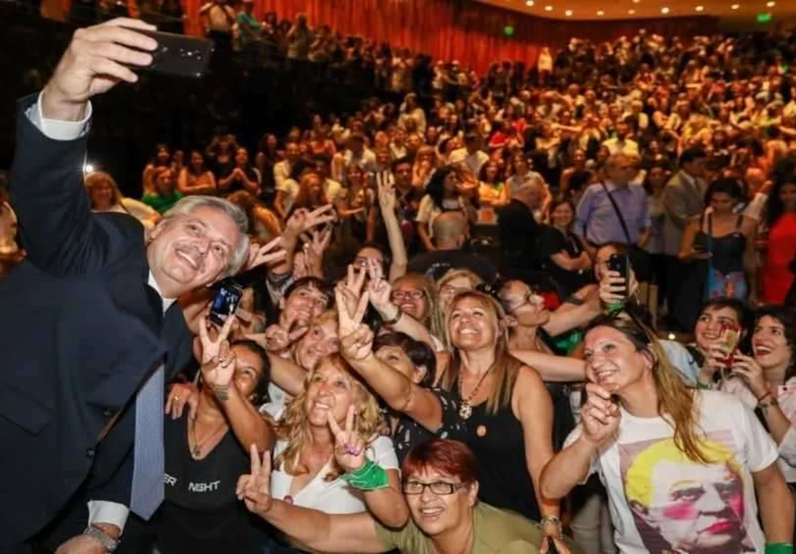 Foto: Twitter de Alberto Fernández