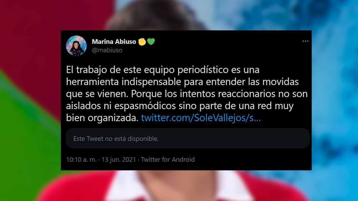 Marina Abiuso, editora en género de TN recibió agravios por celebrar la investigación. 